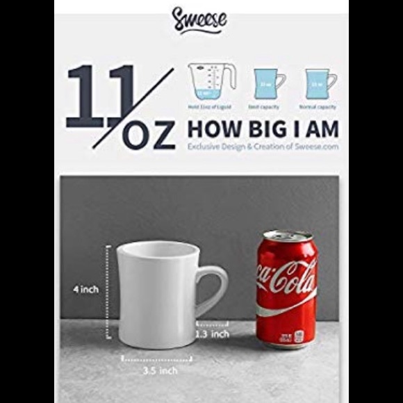 Sweese Kitchen Sweese Vintage Restaurant Coffee Mugs Set Of 2